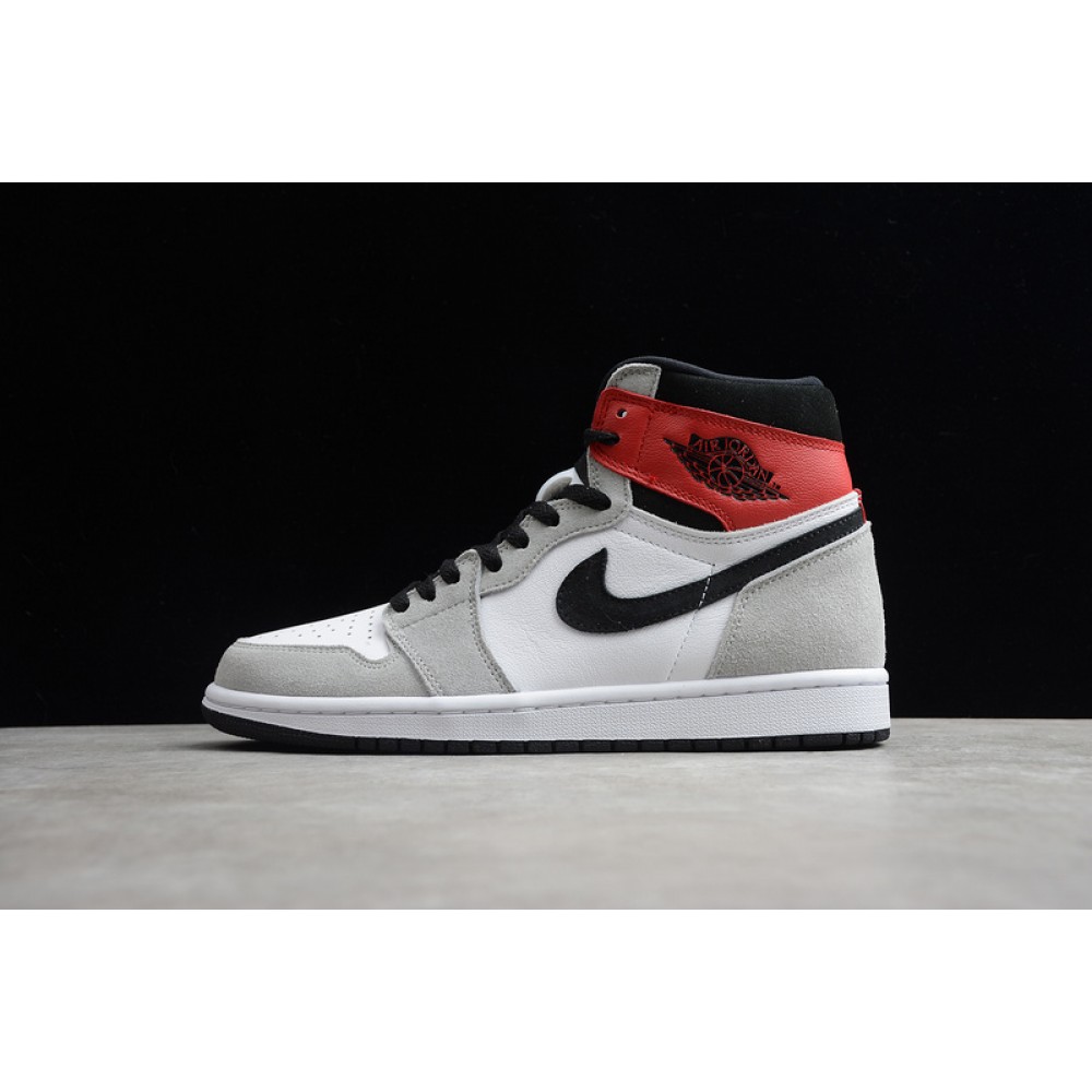 Jordan 1 Retro High Light Smoke Grey Men''s - 555088-126