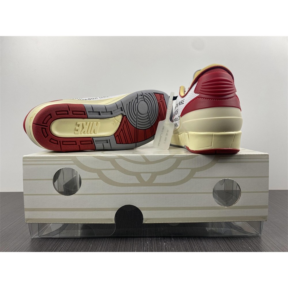 Jordan 2 Retro Low SP Off-White White Red Men