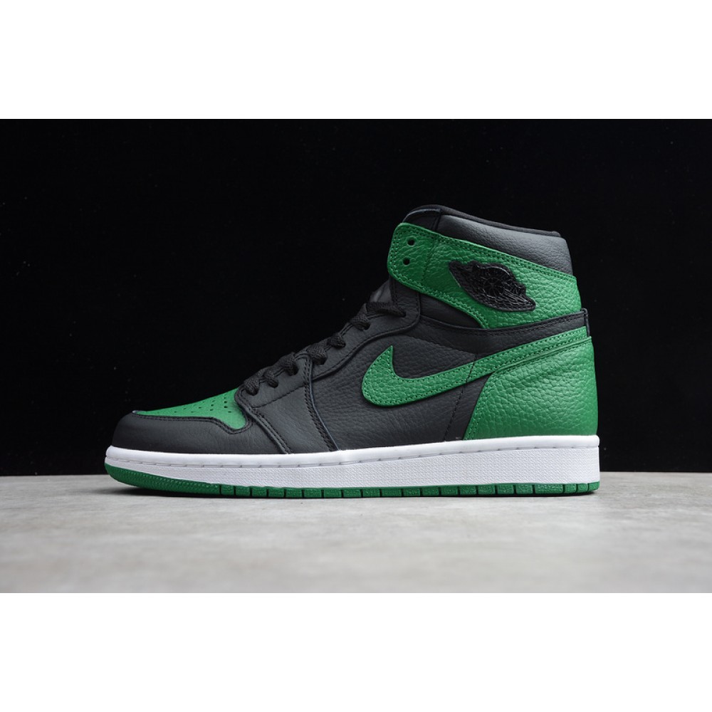 Jordan 1 Retro High Pine Green Black Men''s - 555088-030
