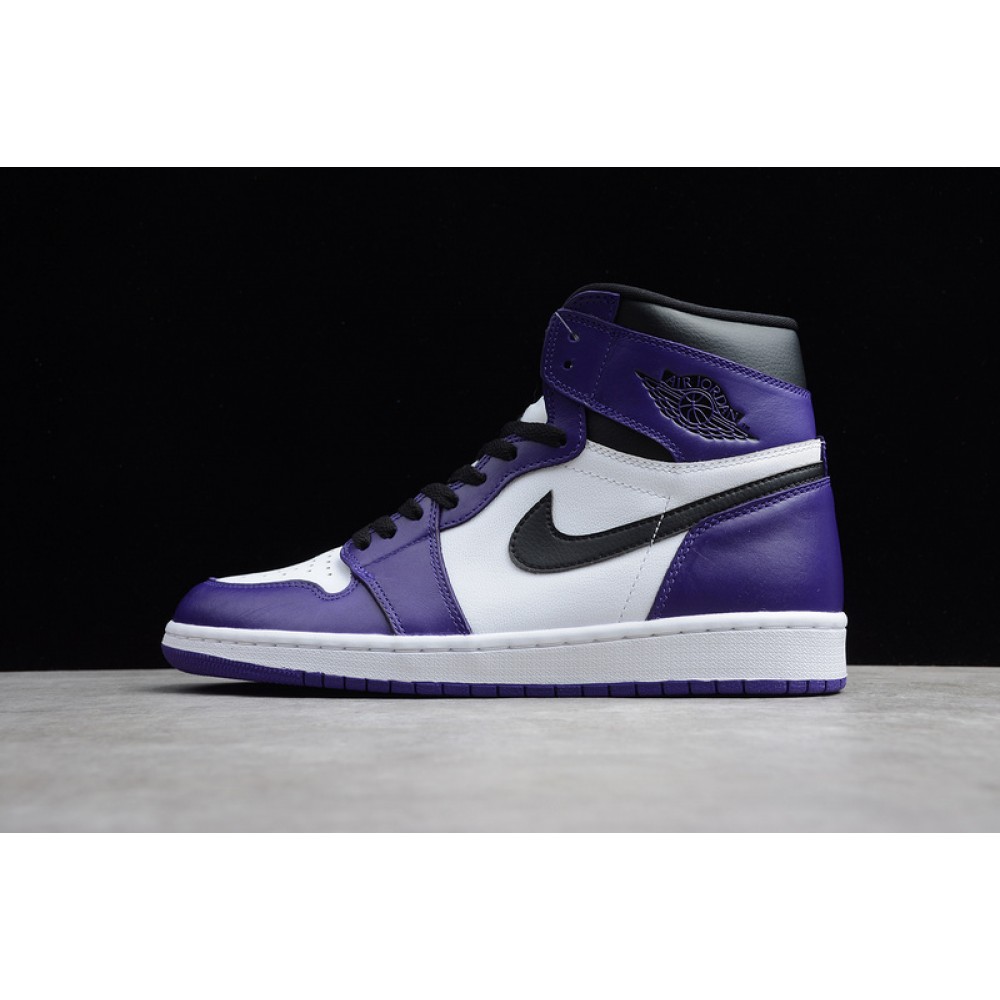 Jordan 1 Retro High Court Purple White Men''s - 555088-500