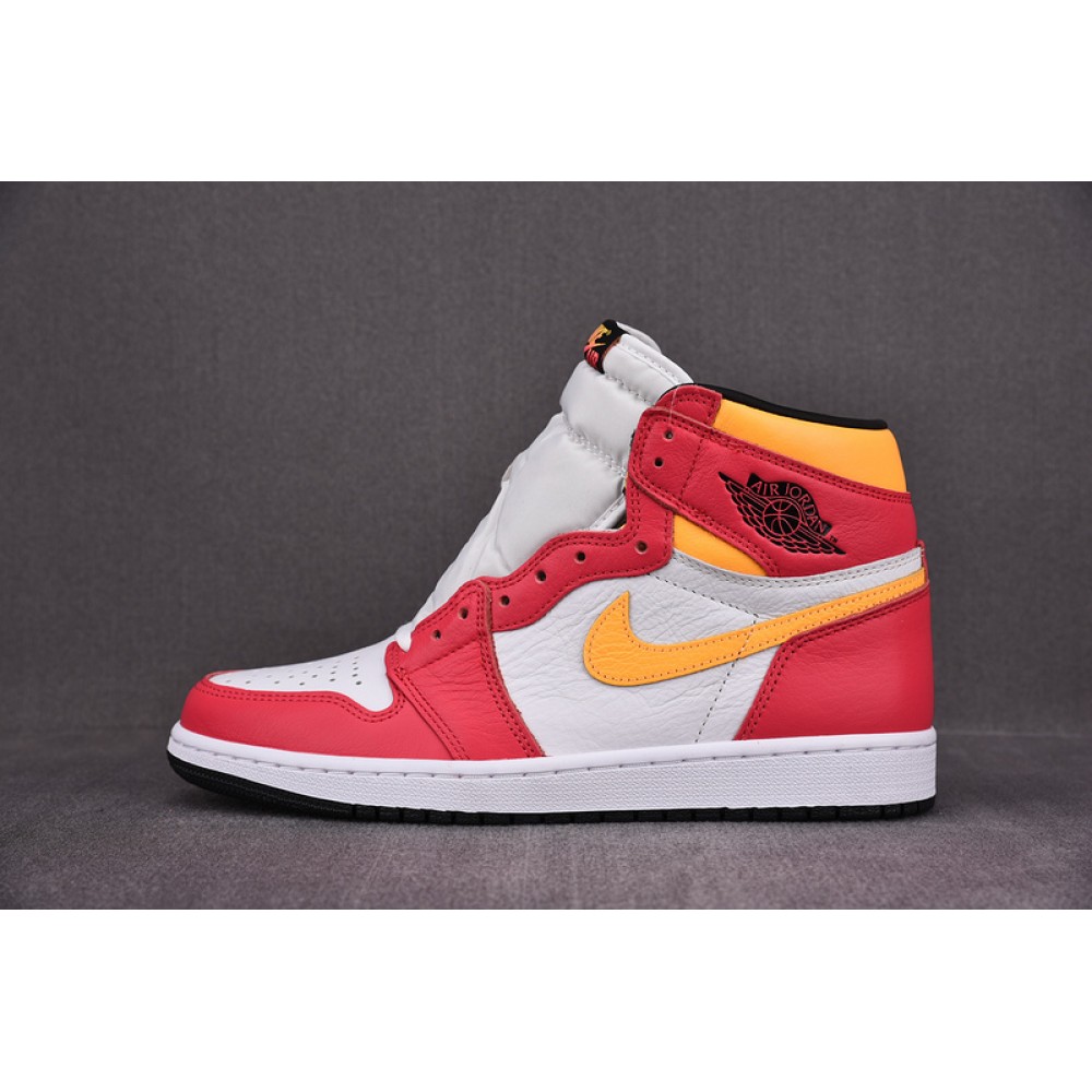 Jordan 1 Retro High OG Light Fusion Red Men''s 555088-603