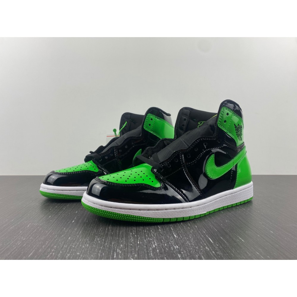 Jordan 1 Retro High Pine Green Black Men''s - 555088-030