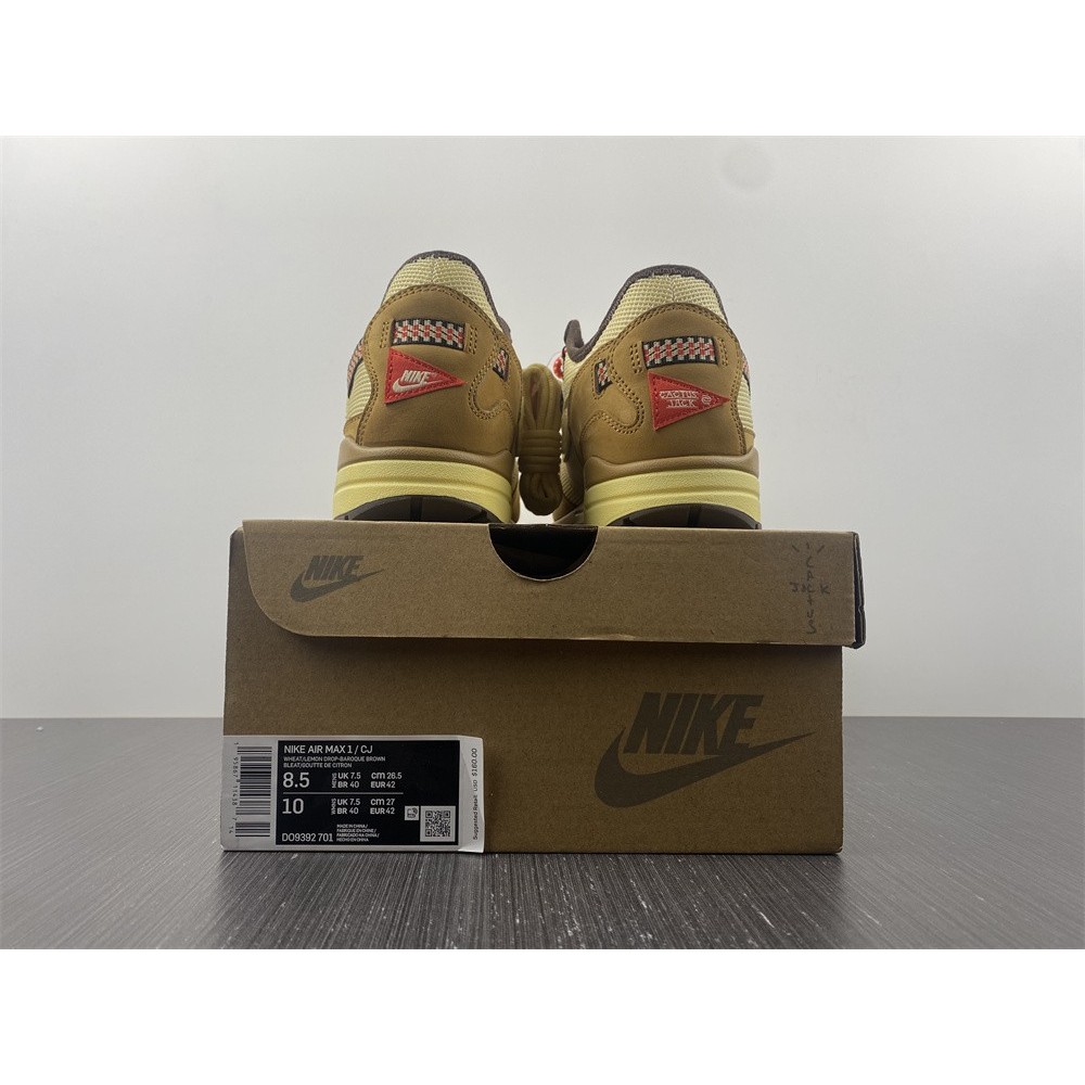 TRAVIS SCOTT X NIKE AIR MAX 1 "CACTUS JACK" DO9392-701