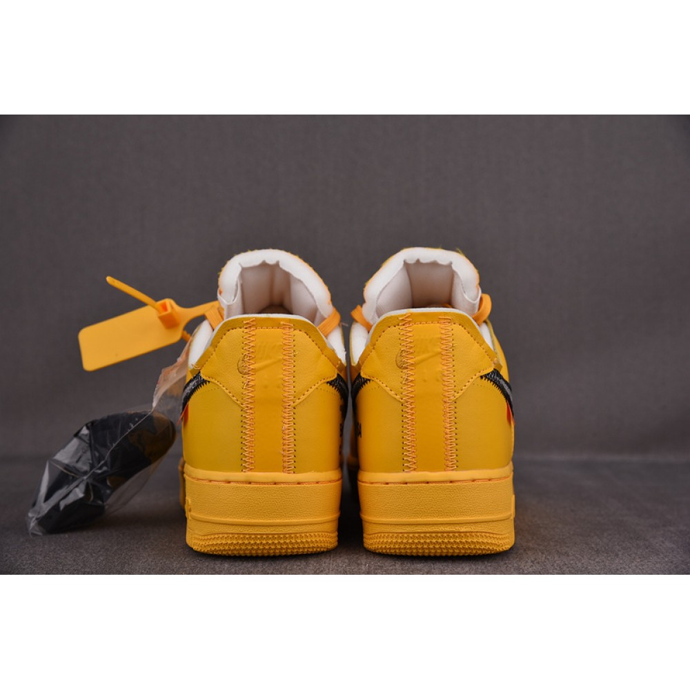 NIKE AIR FORCE 1 LOW OFW UNIVERSITY GOLD METALLIC SILVER DD1876-700