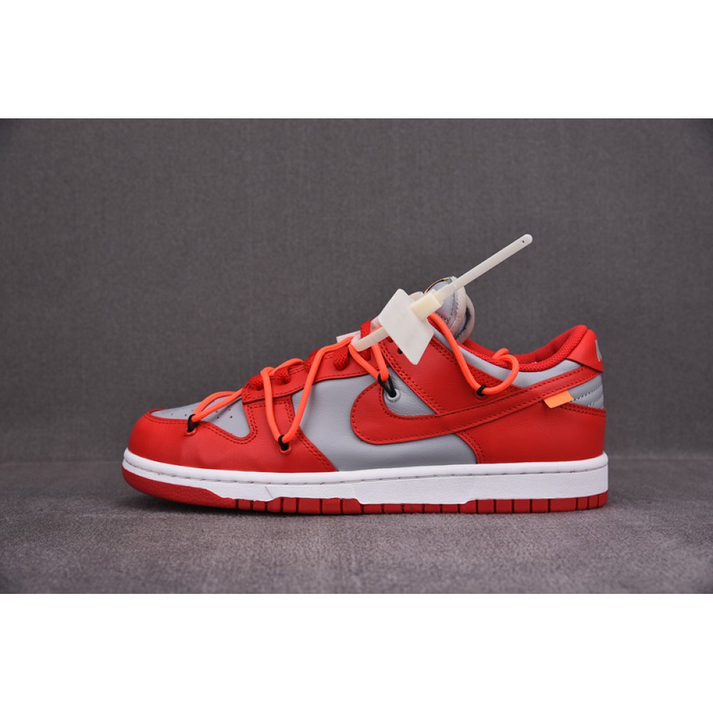 Off-White x Dunk Low ''University Red'' - CT0856 600