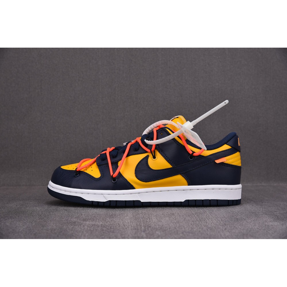 Off-White x Dunk Low ''University Gold'' - CT0856 700