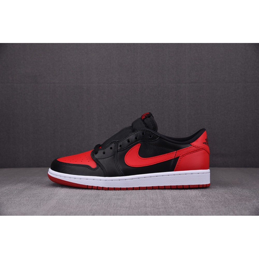 Jordan 1 Low Black Gym Red Men''s - 553558-610