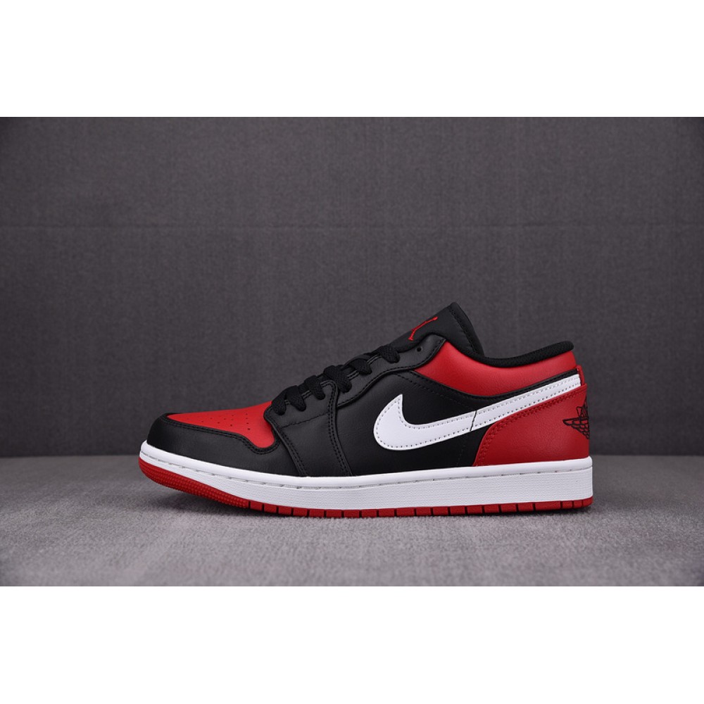 Jordan 1 Low Alternate Bred Toe Men''s - 553558-066