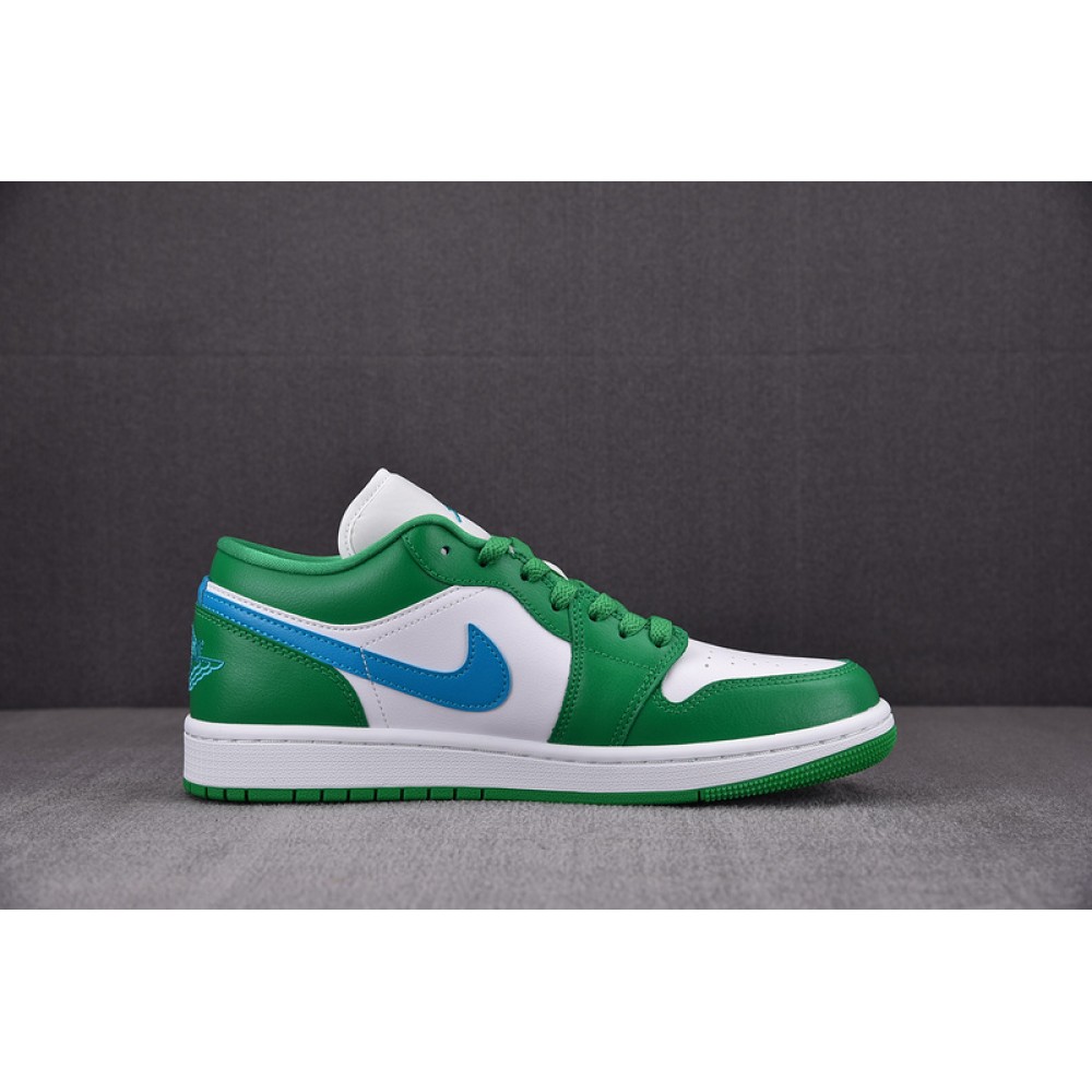 Jordan 1 Low Lucky Green Aquatone (Women