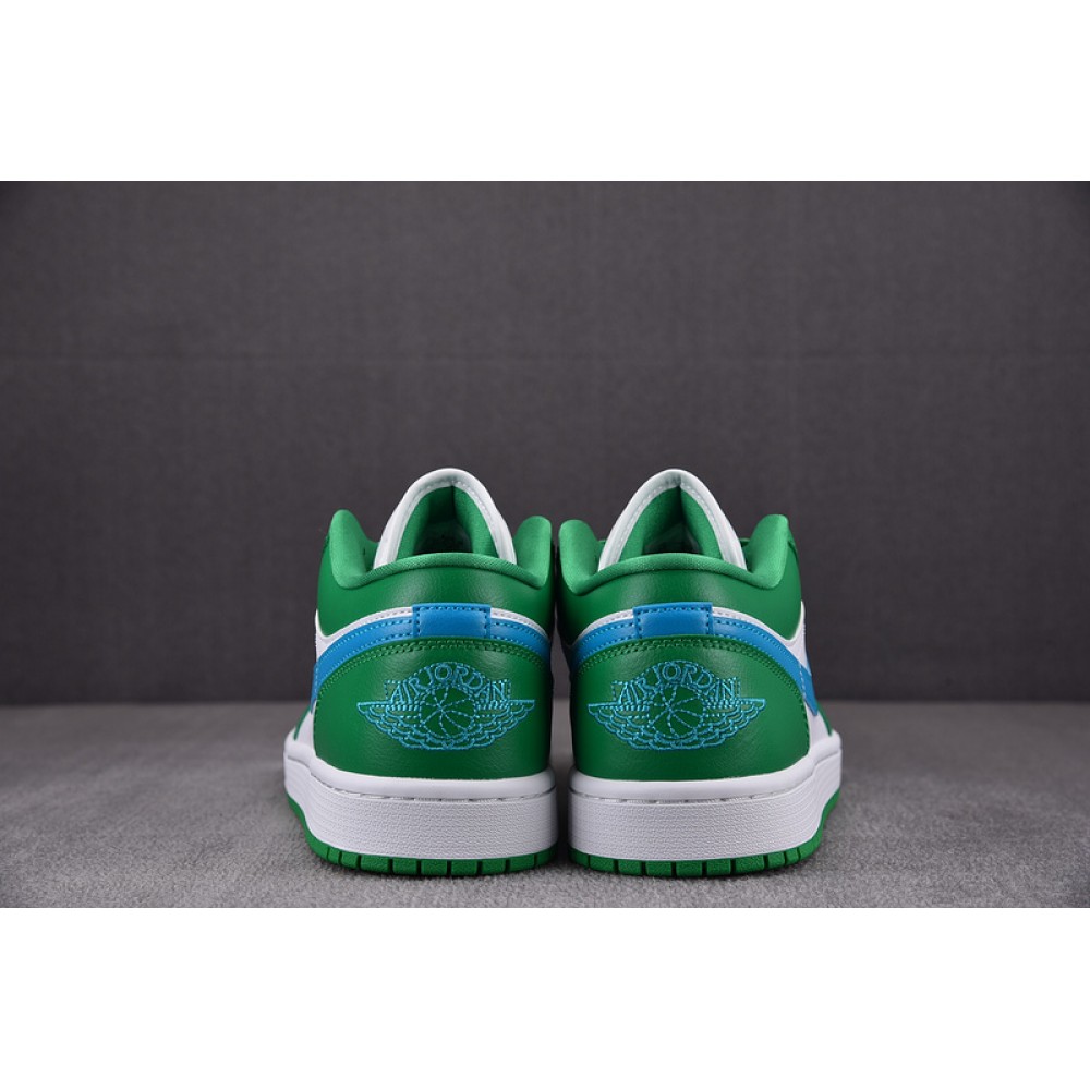 Jordan 1 Low Lucky Green Aquatone (Women